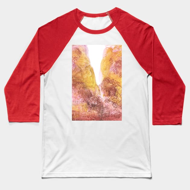 Fantastic landscape, nature. Encaustic wax art. Painting drawing Baseball T-Shirt by grafinya